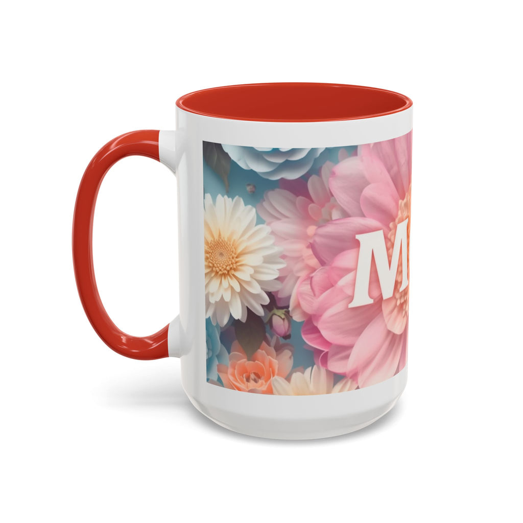 Mother's Day Floral Accent Coffee Mug | 11oz 15oz