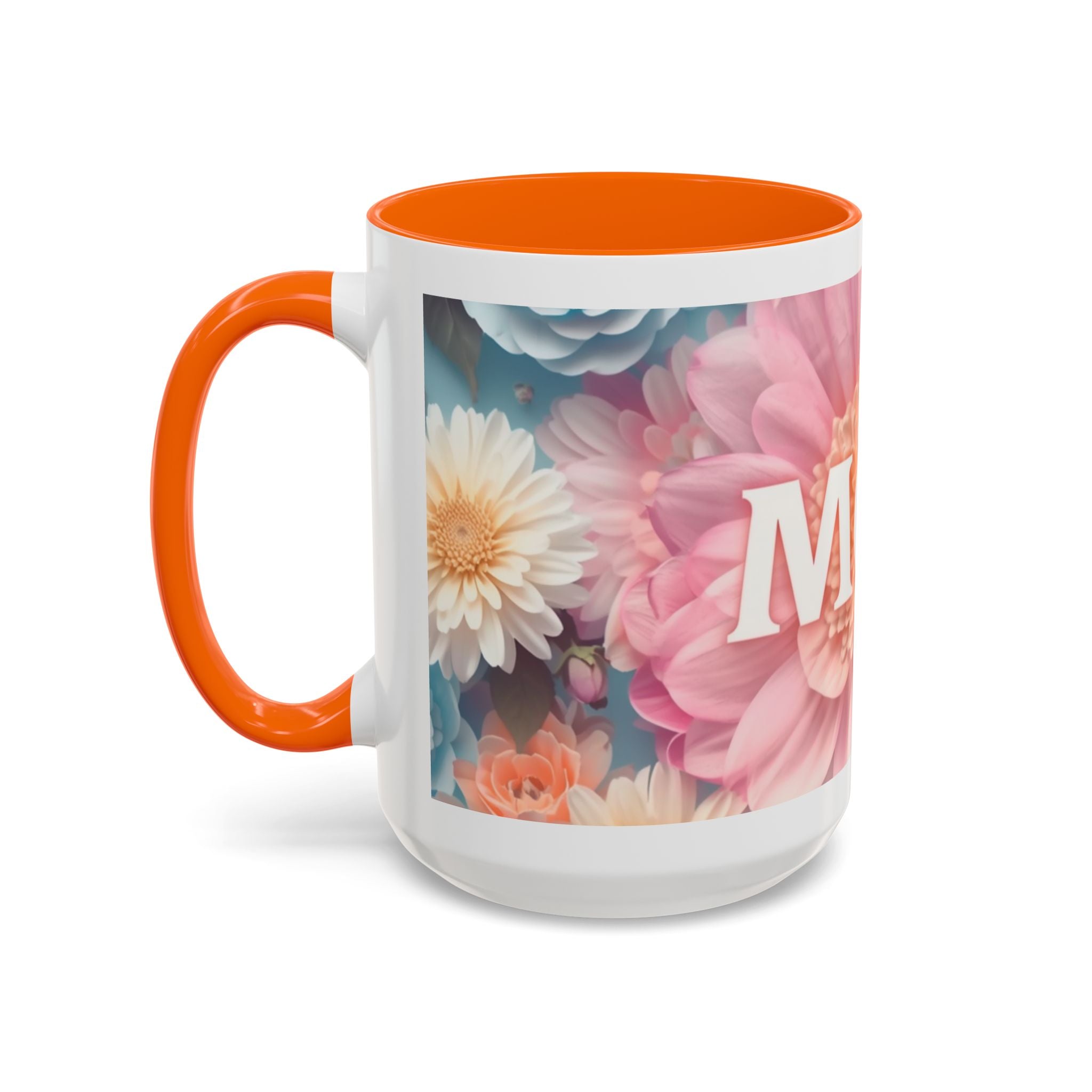 Mother's Day Floral Accent Coffee Mug | 11oz 15oz