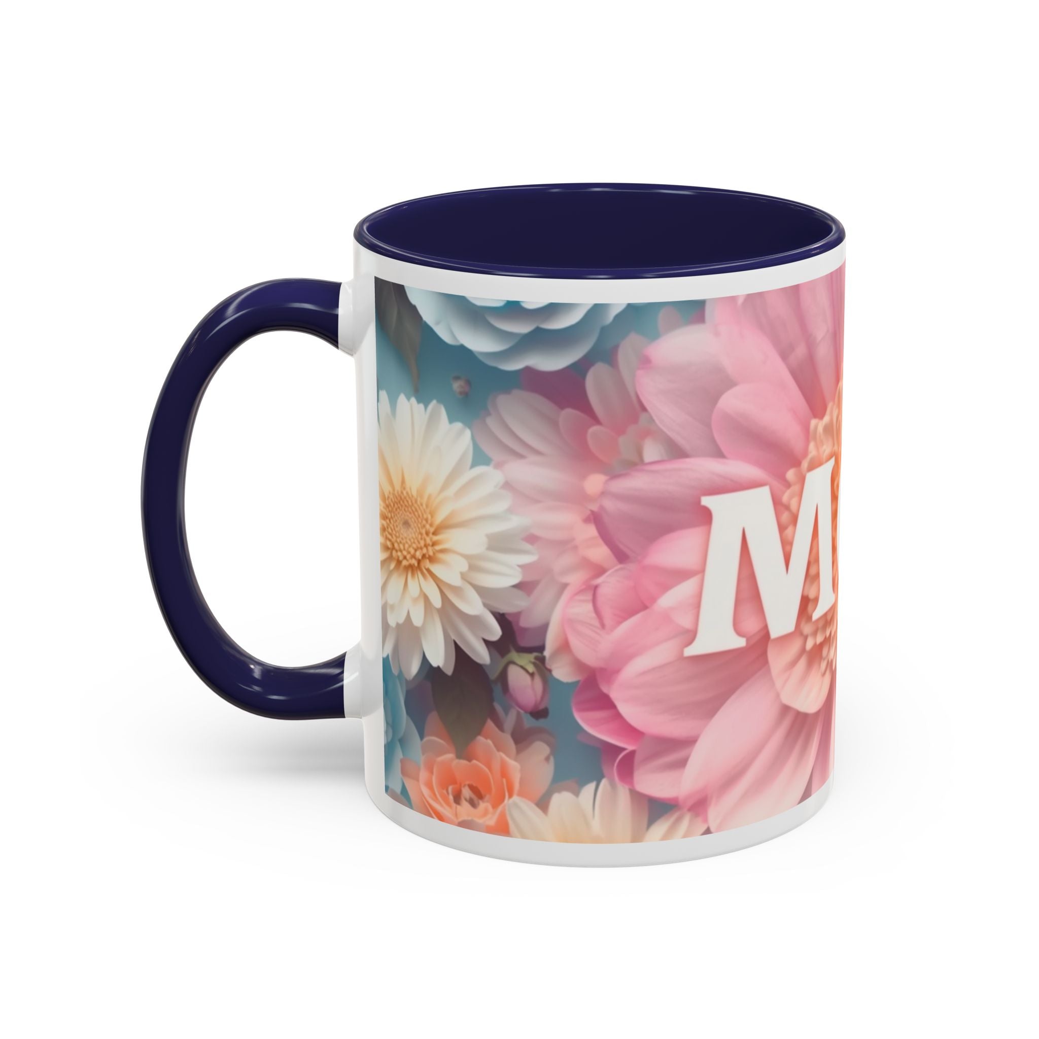 Mother's Day Floral Accent Coffee Mug | 11oz 15oz