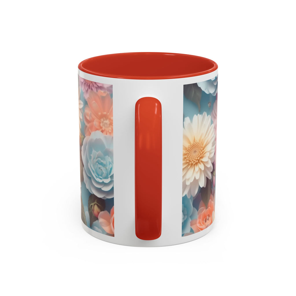 Mother's Day Floral Accent Coffee Mug | 11oz 15oz
