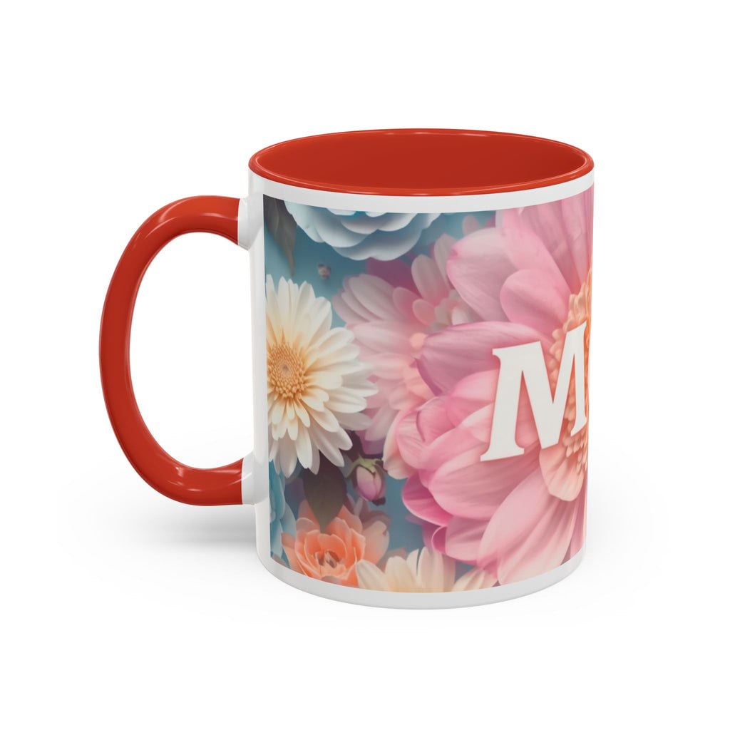 Mother's Day Floral Accent Coffee Mug | 11oz 15oz