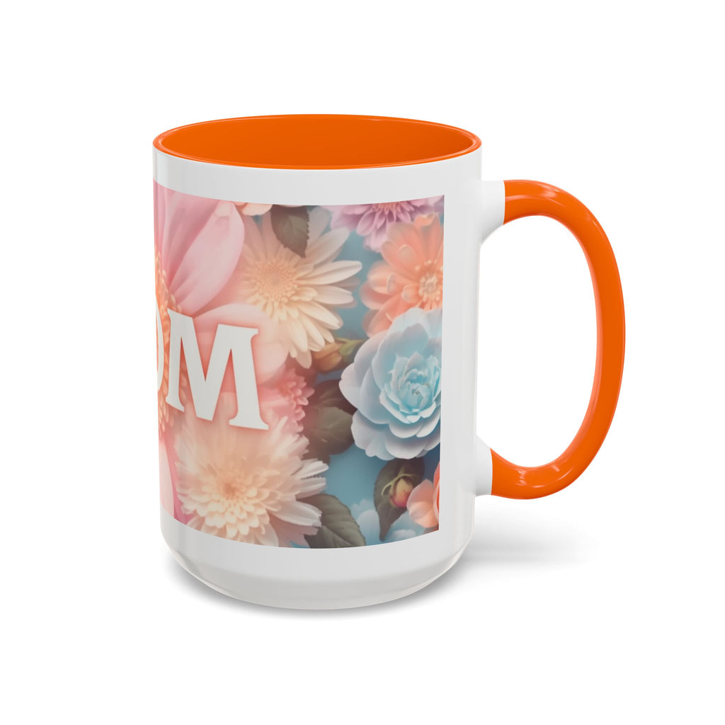 Mother's Day Floral Accent Coffee Mug | 11oz 15oz