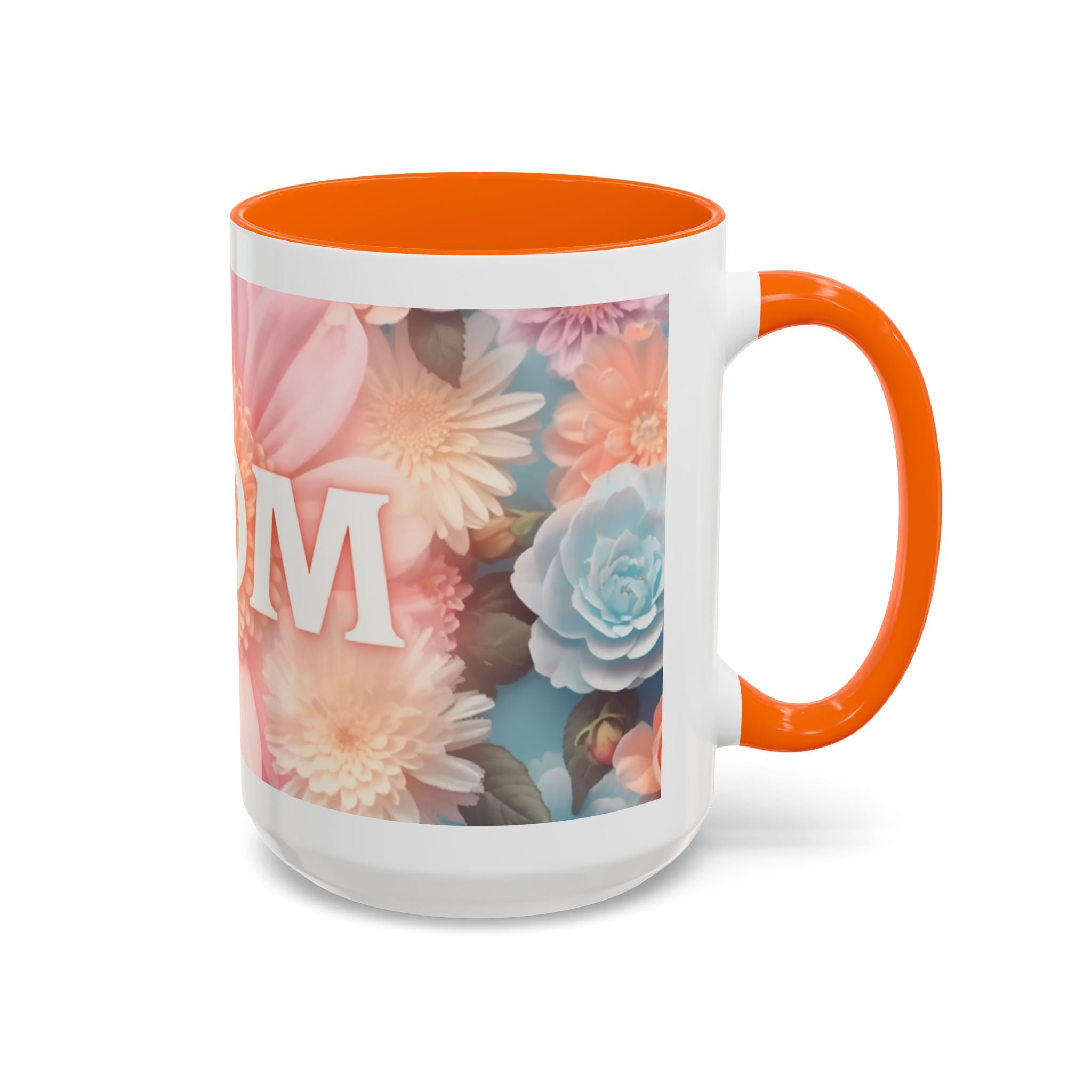 Mother's Day Floral Accent Coffee Mug | 11oz 15oz