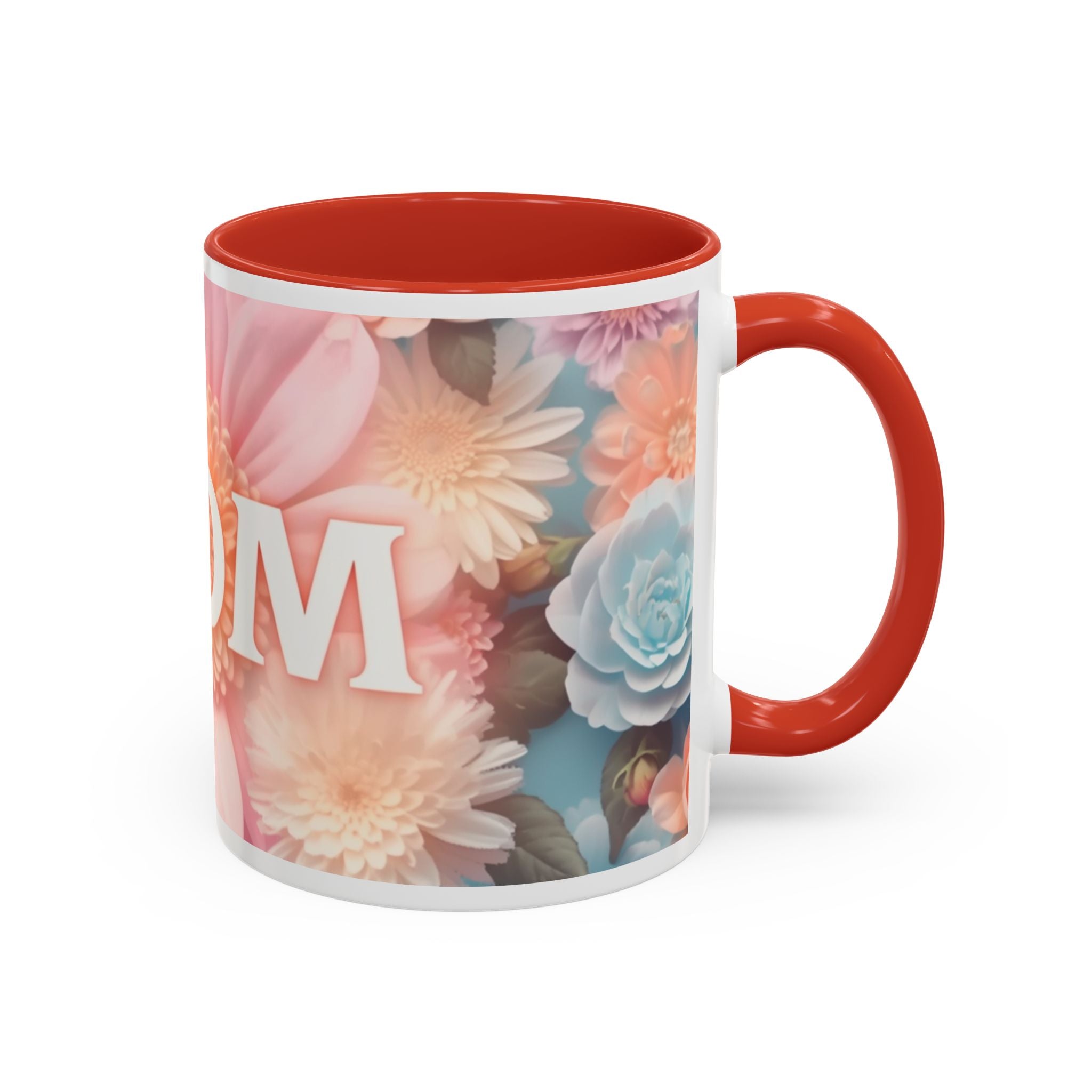 Mother's Day Floral Accent Coffee Mug | 11oz 15oz