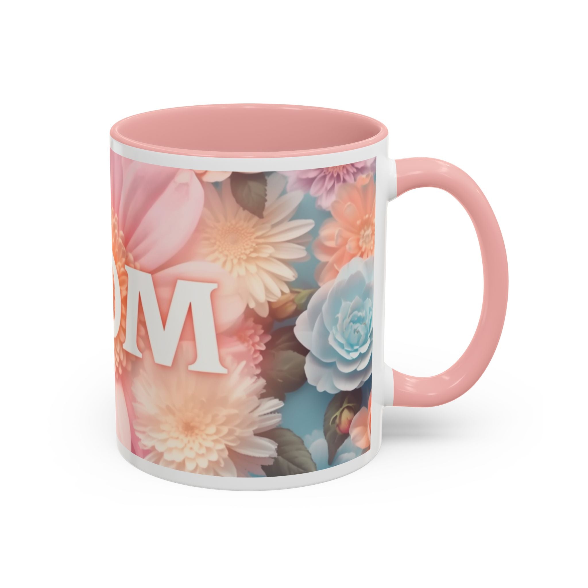 Mother's Day Floral Accent Coffee Mug | 11oz 15oz
