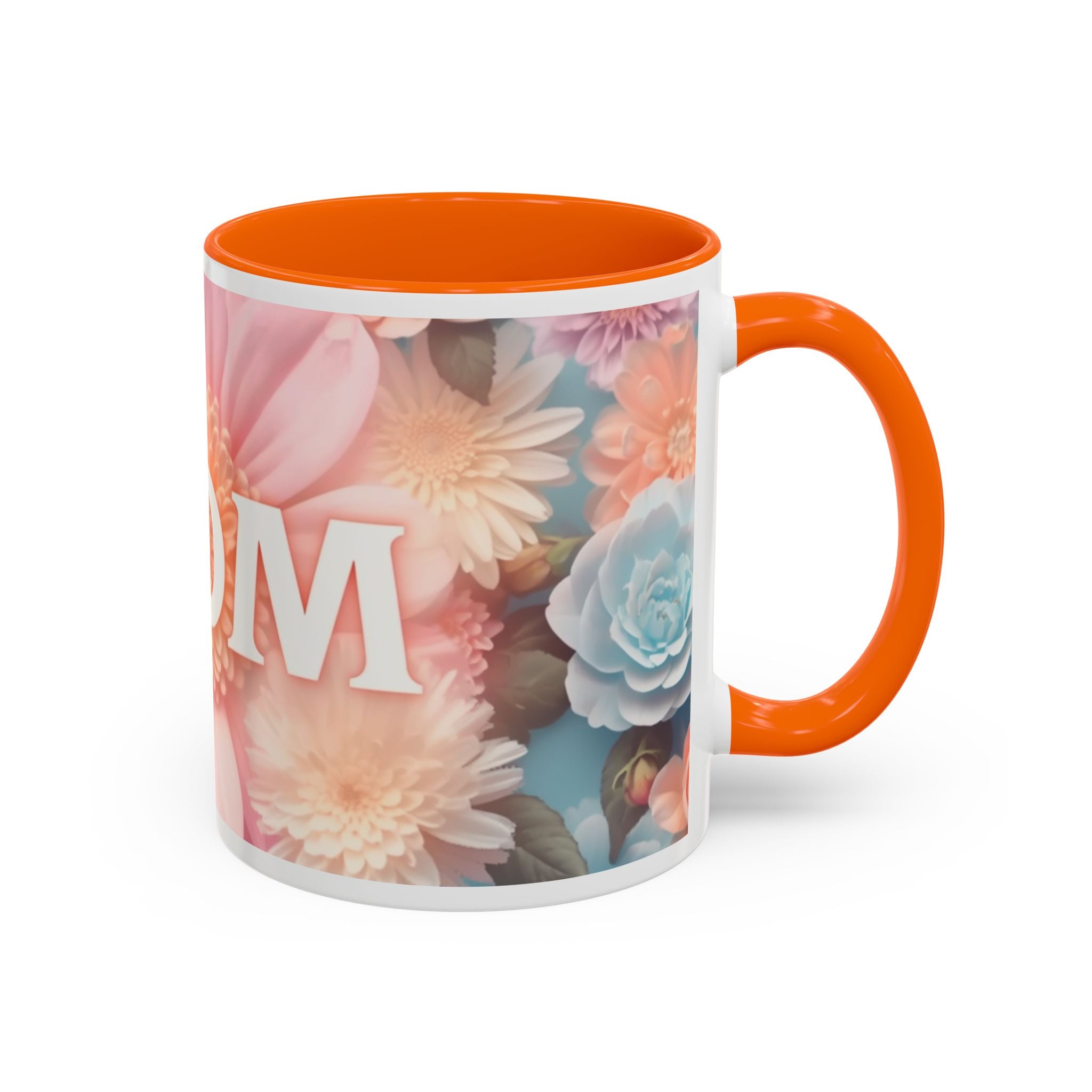 Mother's Day Floral Accent Coffee Mug | 11oz 15oz
