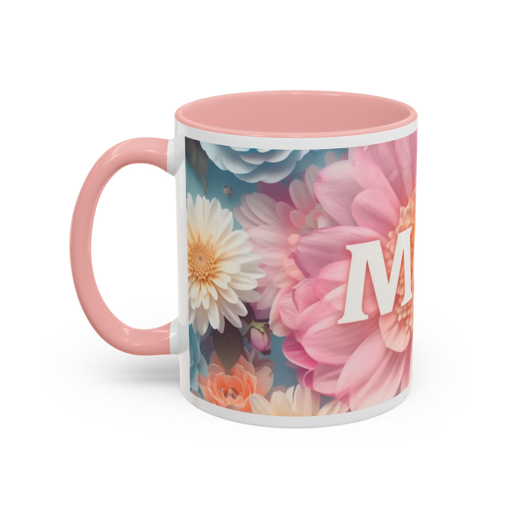 Mother's Day Floral Accent Coffee Mug | 11oz 15oz