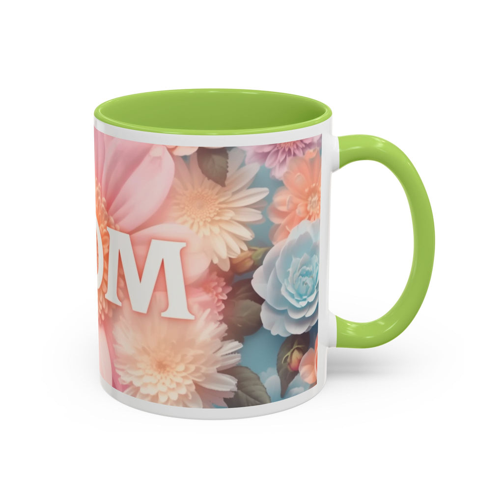 Mother's Day Floral Accent Coffee Mug | 11oz 15oz