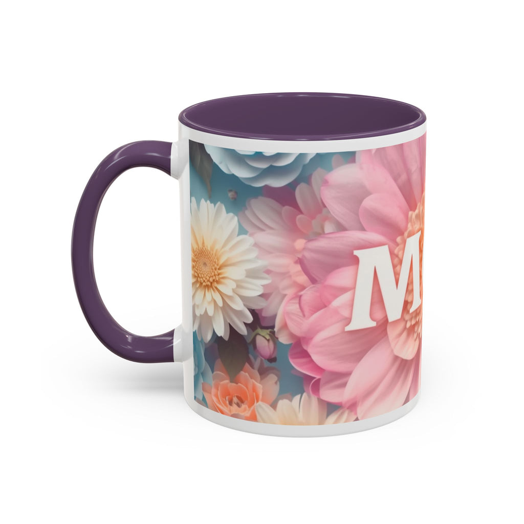 Mother's Day Floral Accent Coffee Mug | 11oz 15oz
