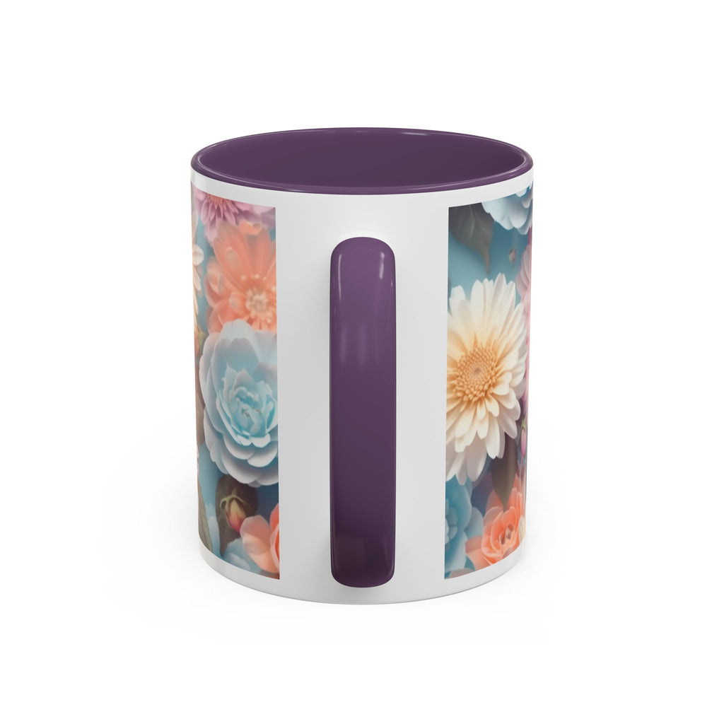 Mother's Day Floral Accent Coffee Mug | 11oz 15oz