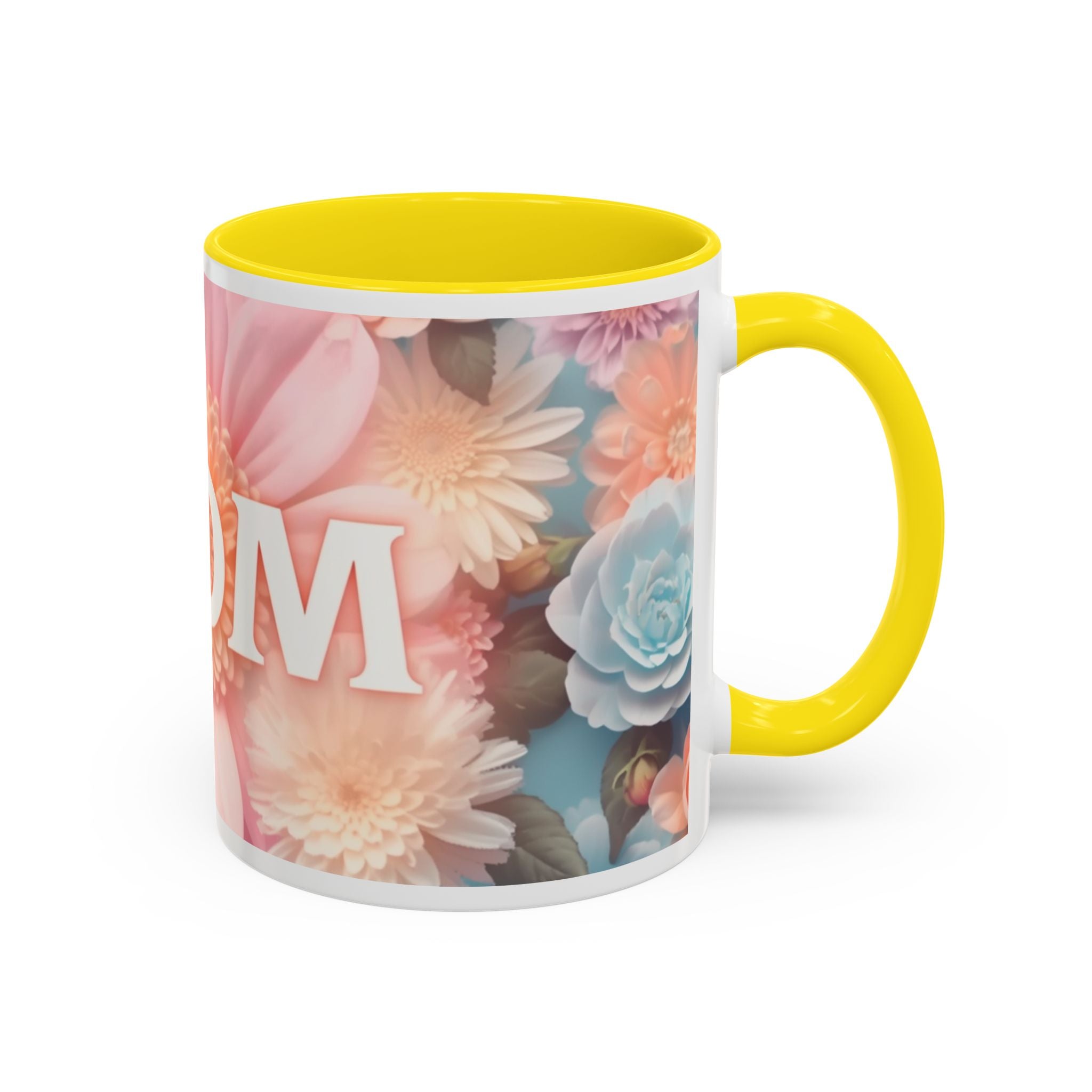 Mother's Day Floral Accent Coffee Mug | 11oz 15oz
