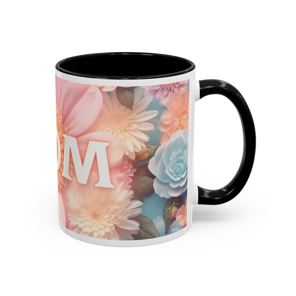 Mother's Day Floral Accent Coffee Mug | 11oz 15oz