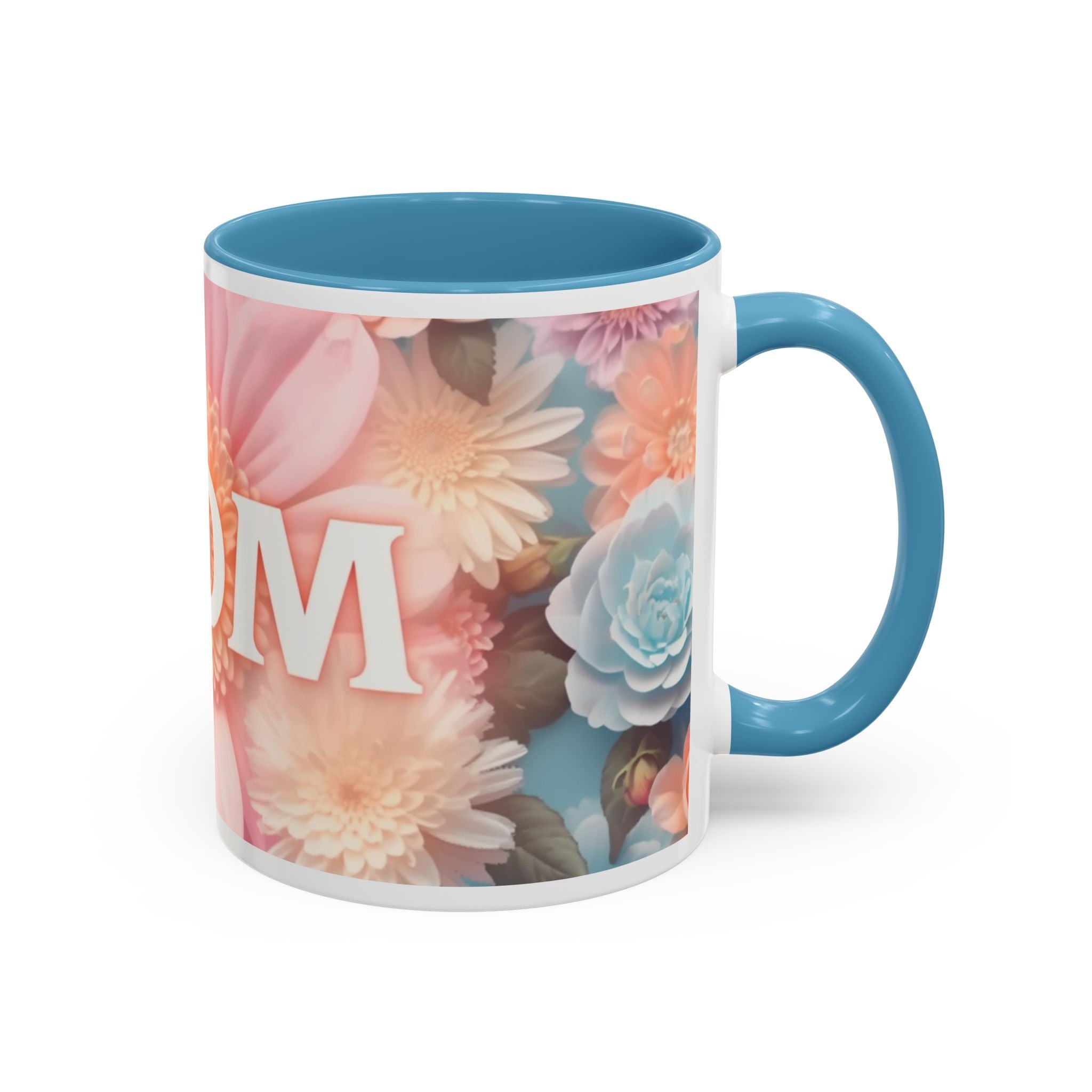 Mother's Day Floral Accent Coffee Mug | 11oz 15oz