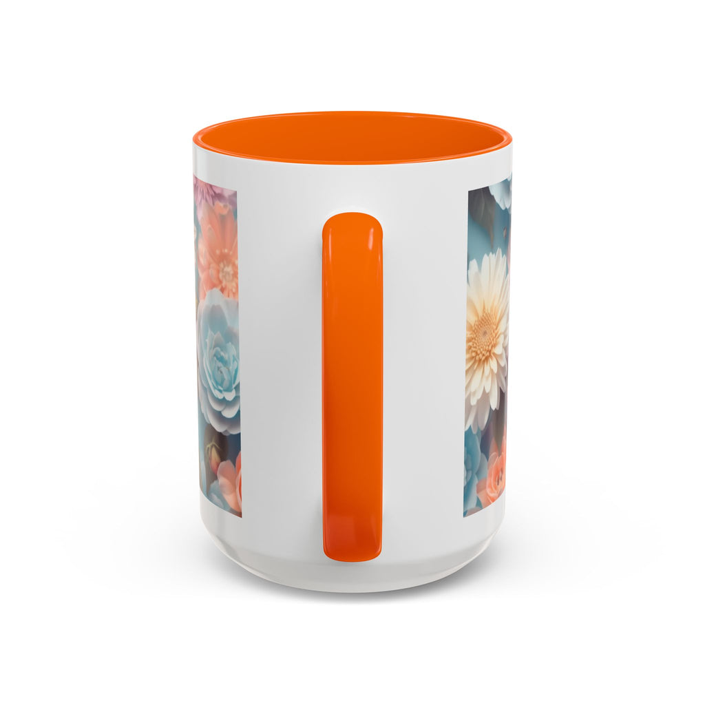 Mother's Day Floral Accent Coffee Mug | 11oz 15oz