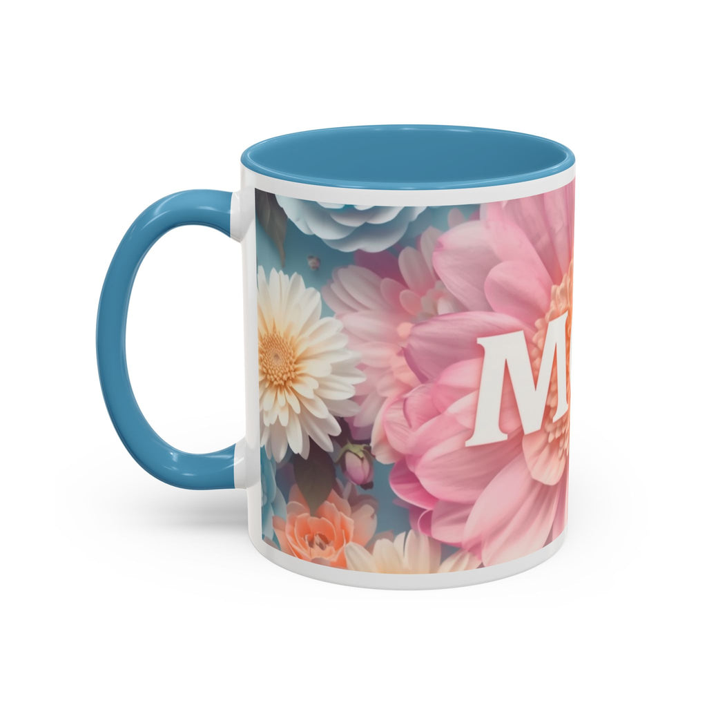 Mother's Day Floral Accent Coffee Mug | 11oz 15oz