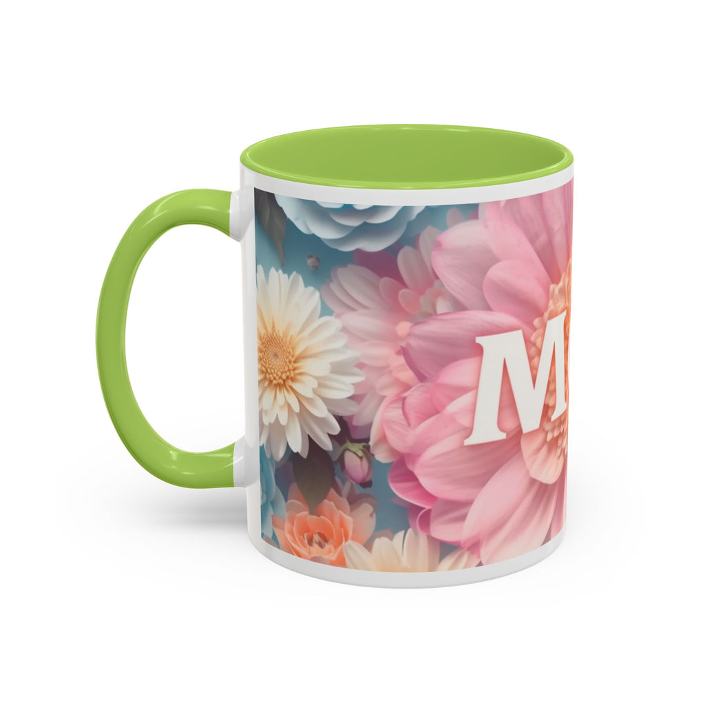 Mother's Day Floral Accent Coffee Mug | 11oz 15oz