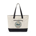 Mother's Day Tote Zippered Canvas Tote | Mother's Day Bag