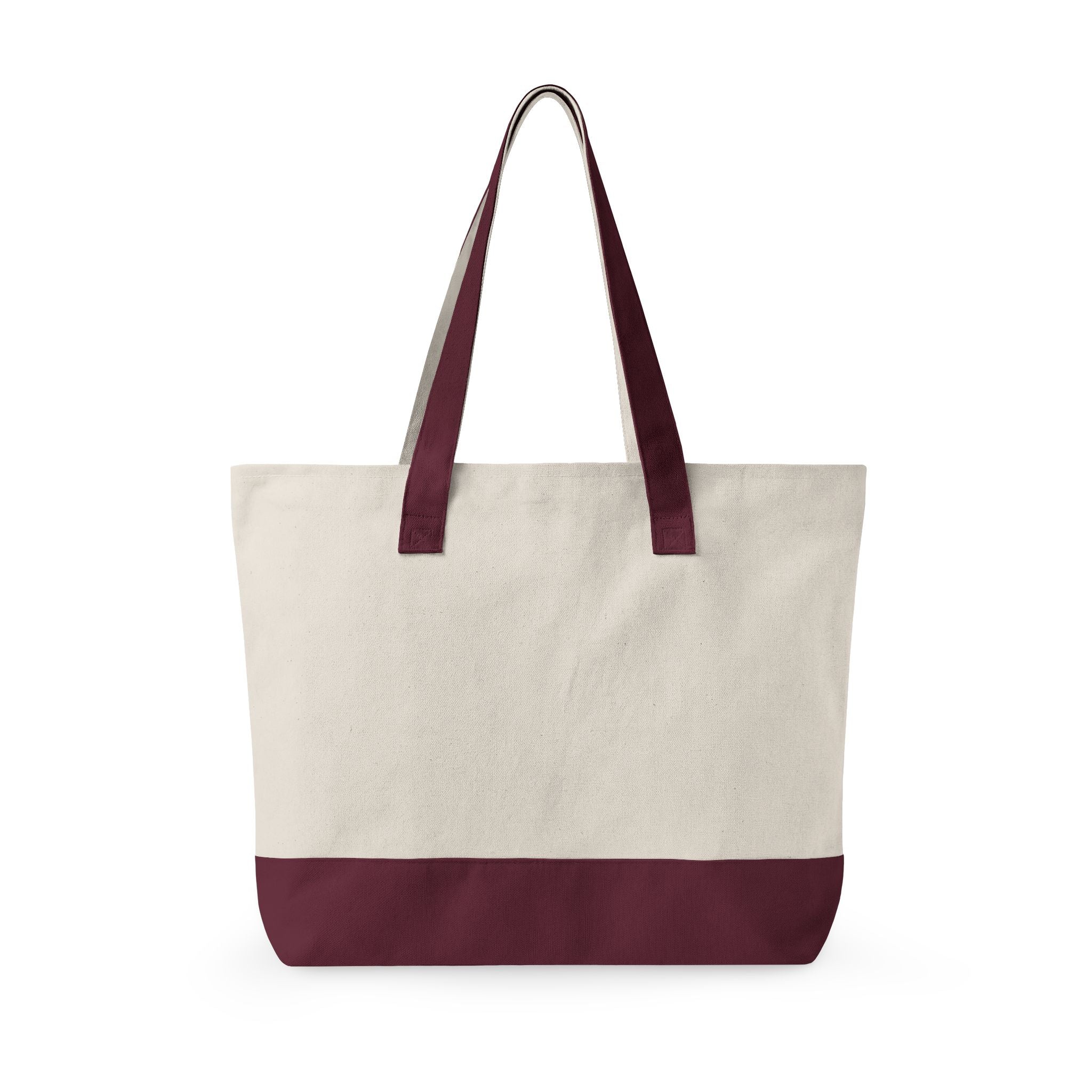 Mother's Day Tote Zippered Canvas Tote | Mother's Day Bag