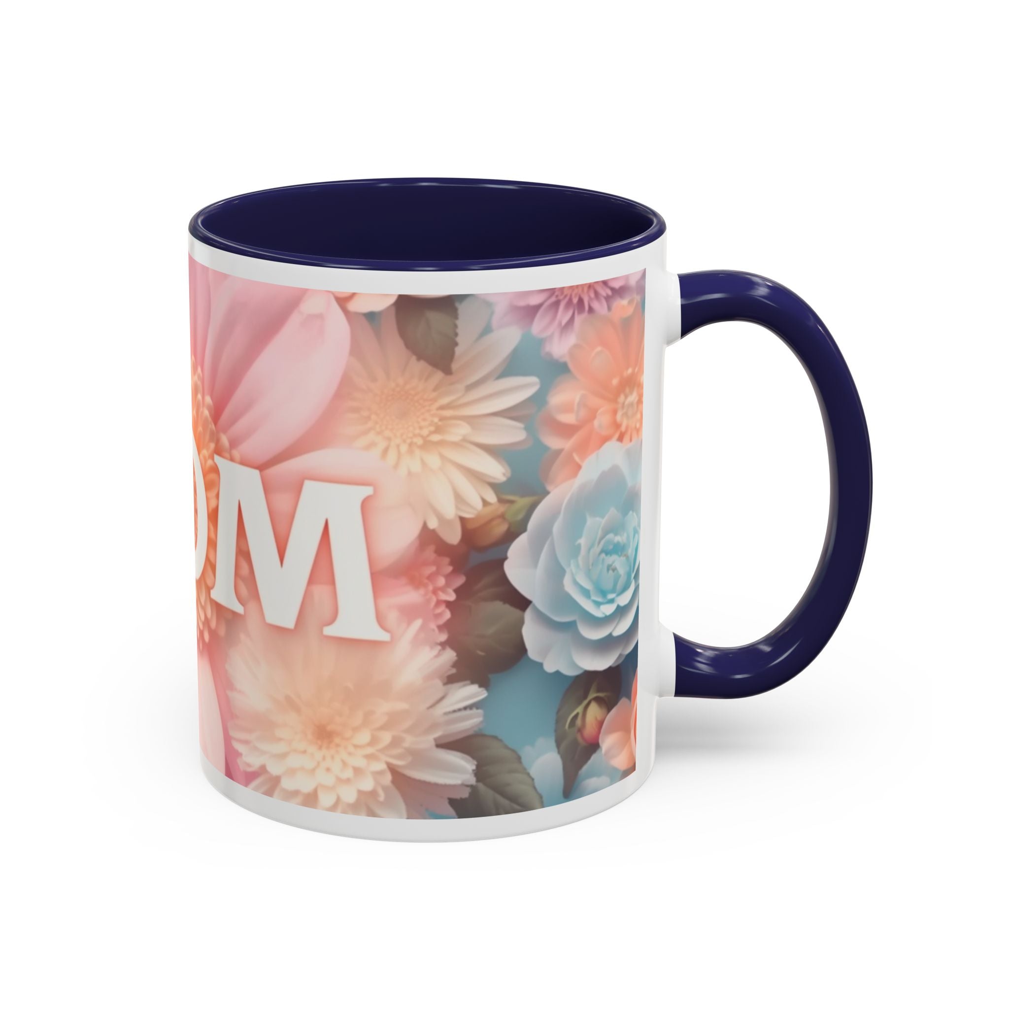 Mother's Day Floral Accent Coffee Mug | 11oz 15oz