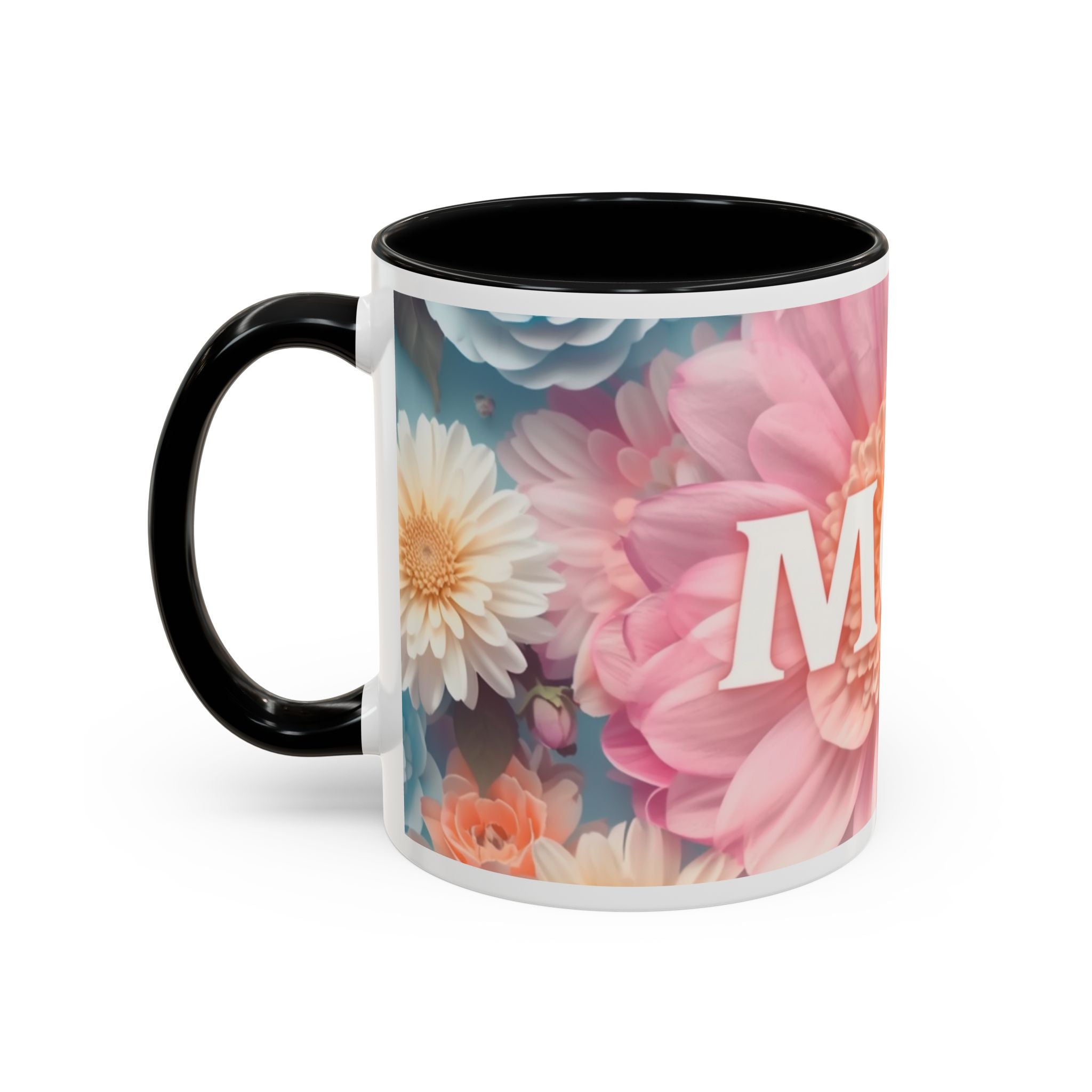 Mother's Day Floral Accent Coffee Mug | 11oz 15oz