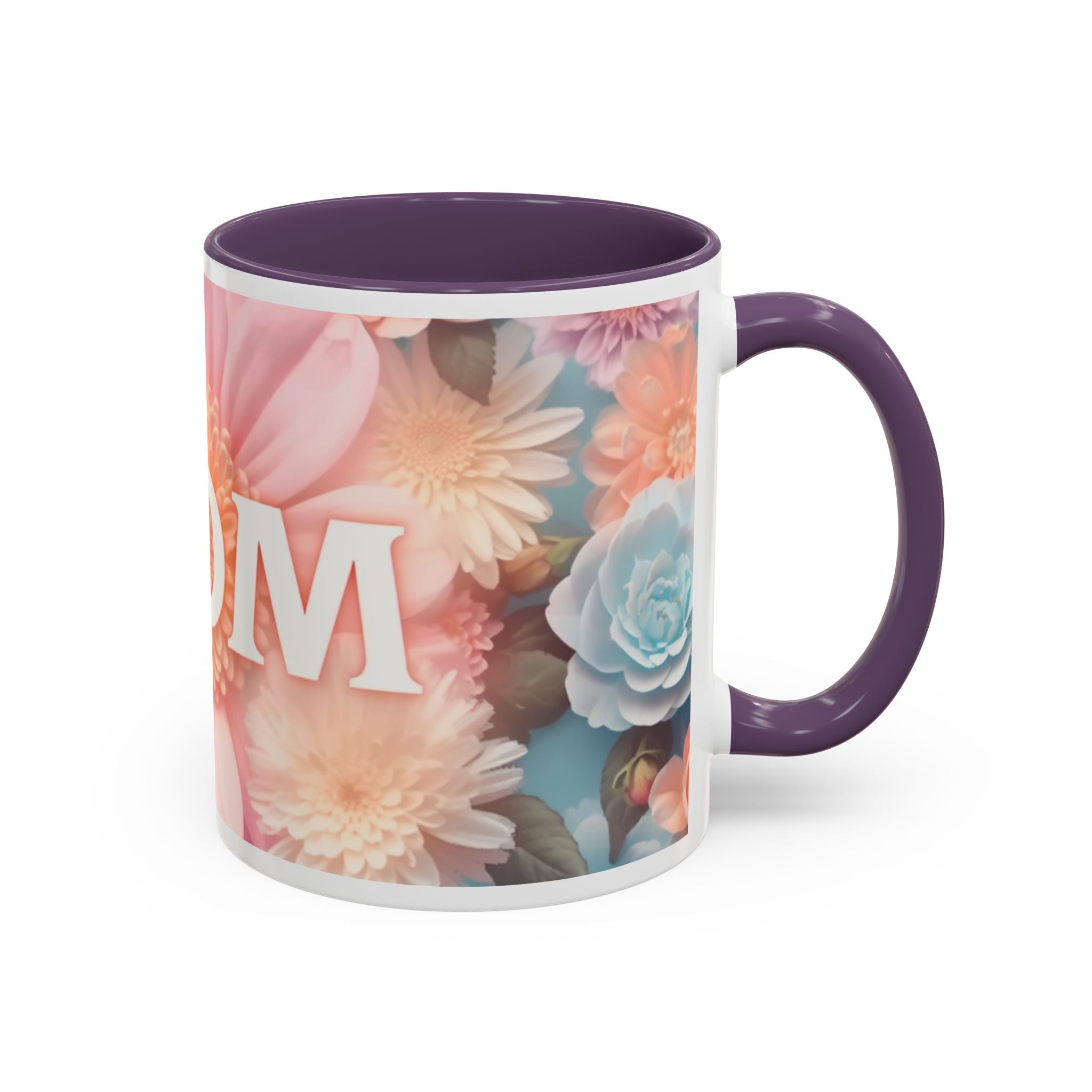 Mother's Day Floral Accent Coffee Mug | 11oz 15oz